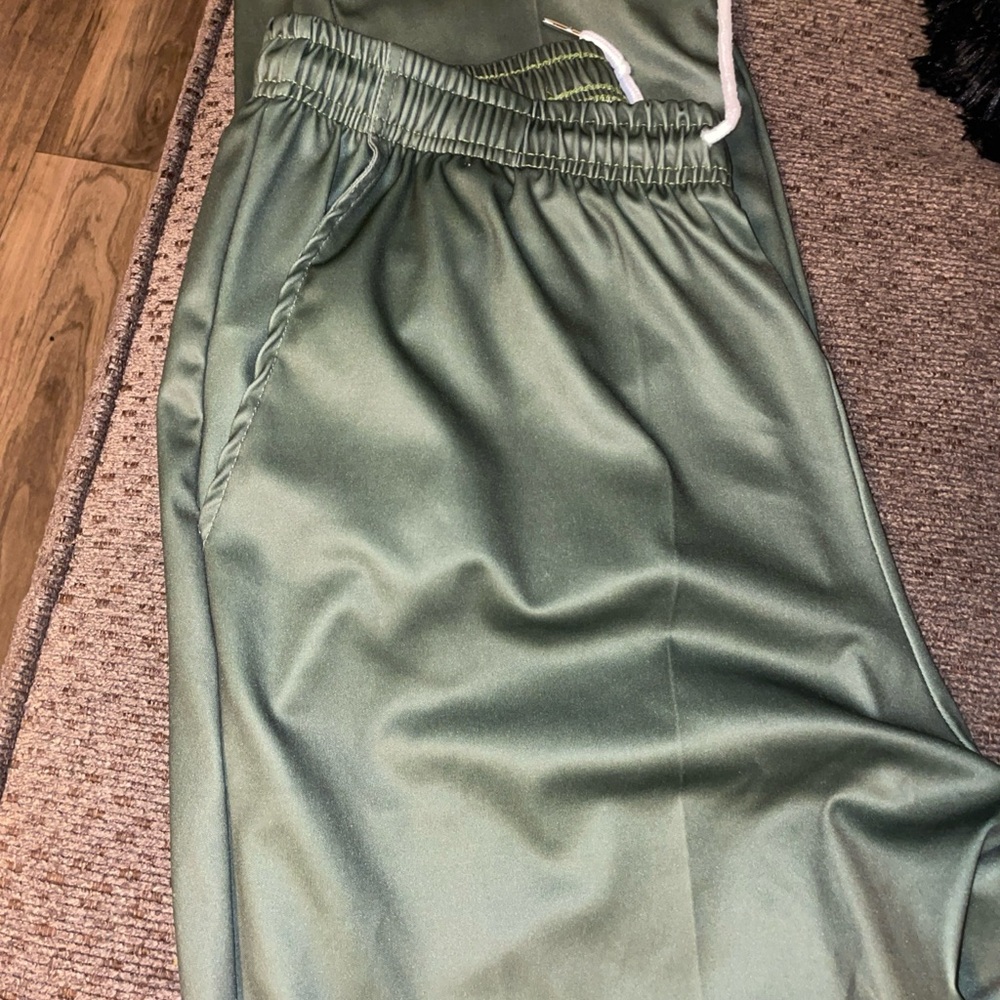 Women's Green Track Pants
